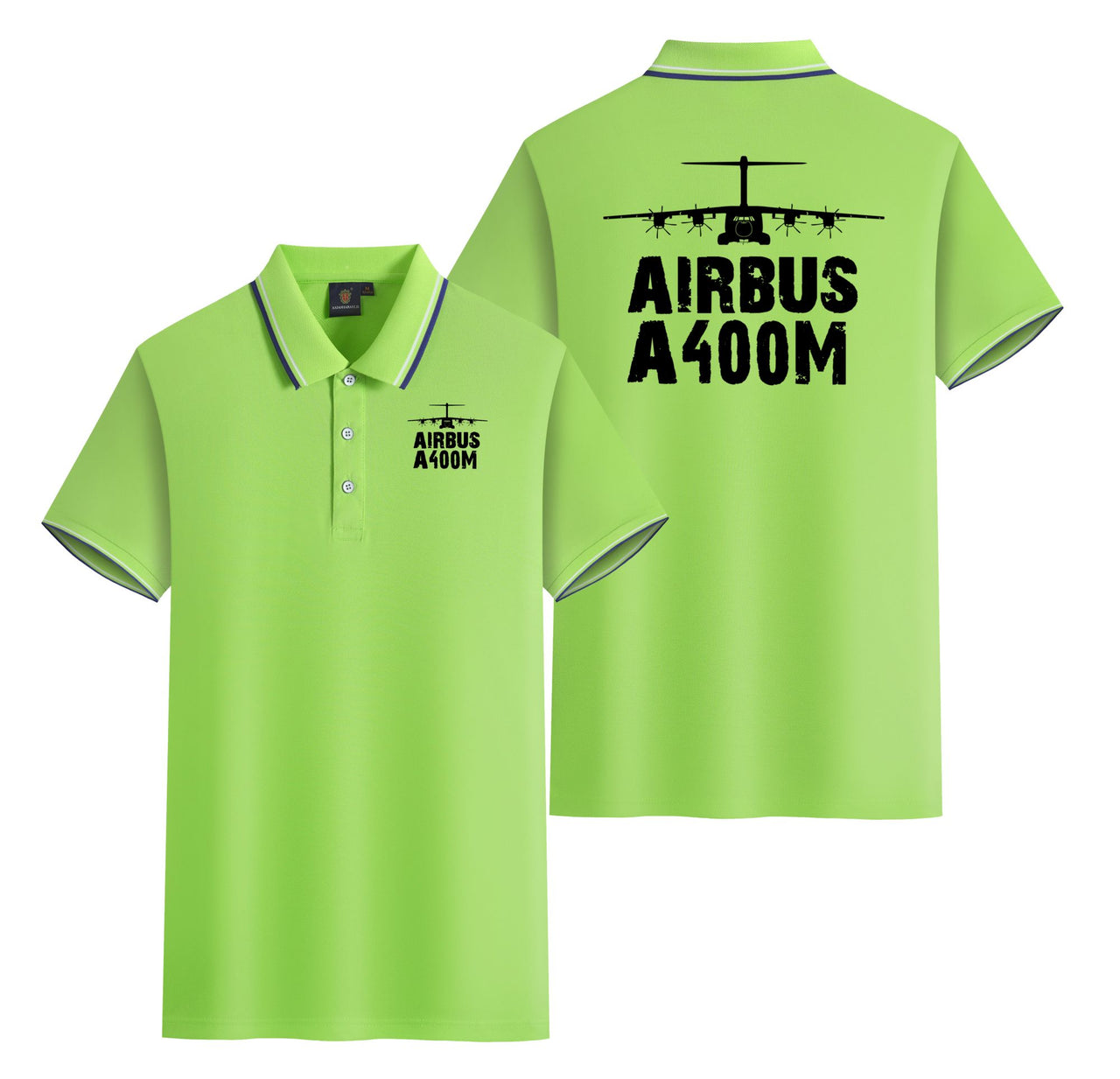Airbus A400M & Plane Designed Stylish Polo T-Shirts (Double-Side)
