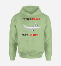 Thumbnail for Let Your Dreams Take Flight Designed Hoodies