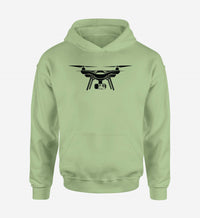 Thumbnail for Drone Silhouette Designed Hoodies