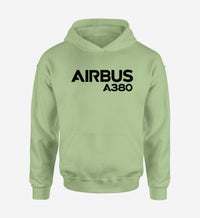 Thumbnail for Airbus A380 & Text Designed Hoodies