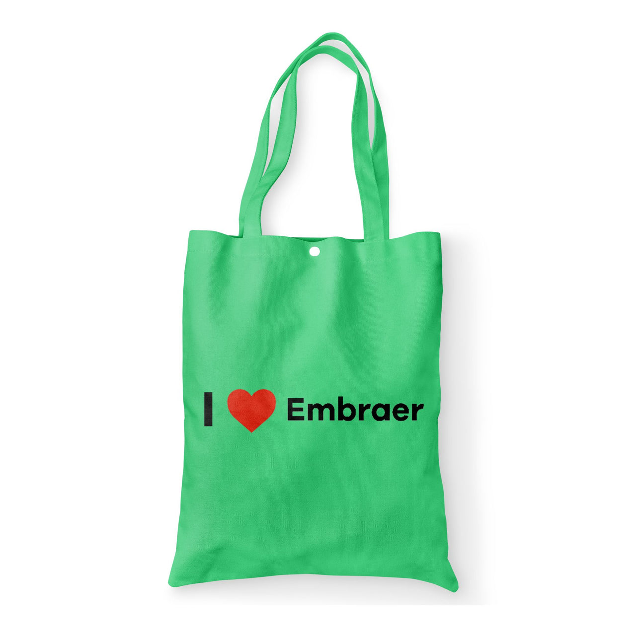 I Love Embraer Designed Tote Bags