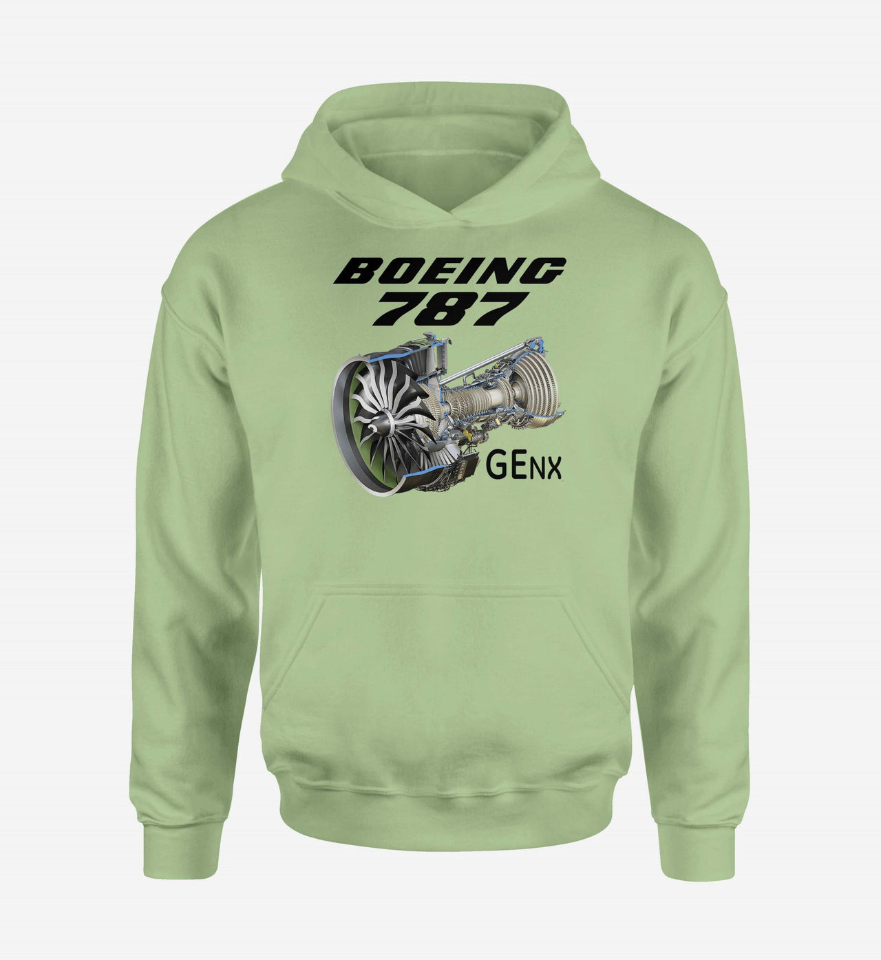 Boeing 787 & GENX Engine Designed Hoodies