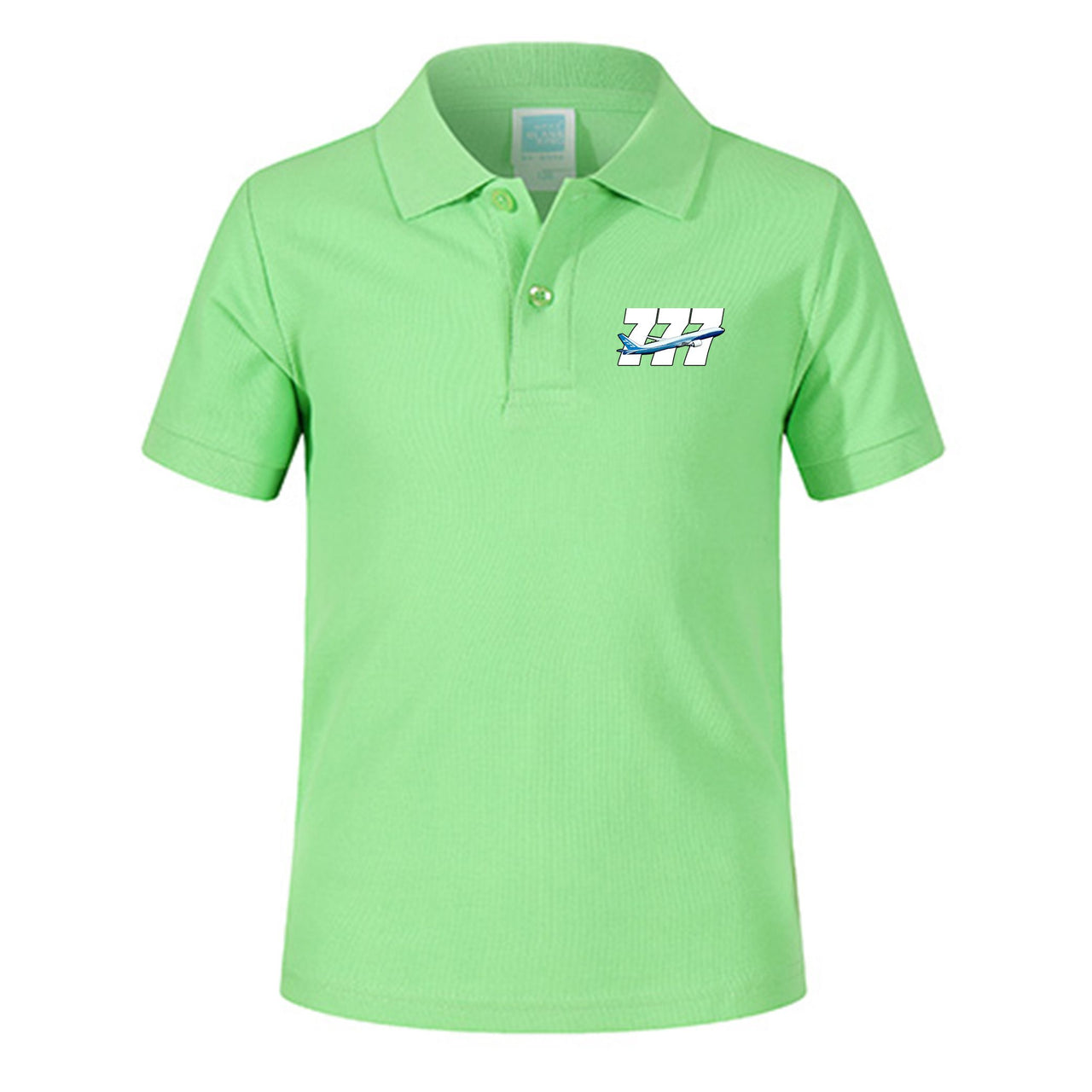 Super Boeing 777 Designed Children Polo T-Shirts