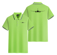 Thumbnail for Boeing 767 Silhouette Designed Stylish Polo T-Shirts (Double-Side)