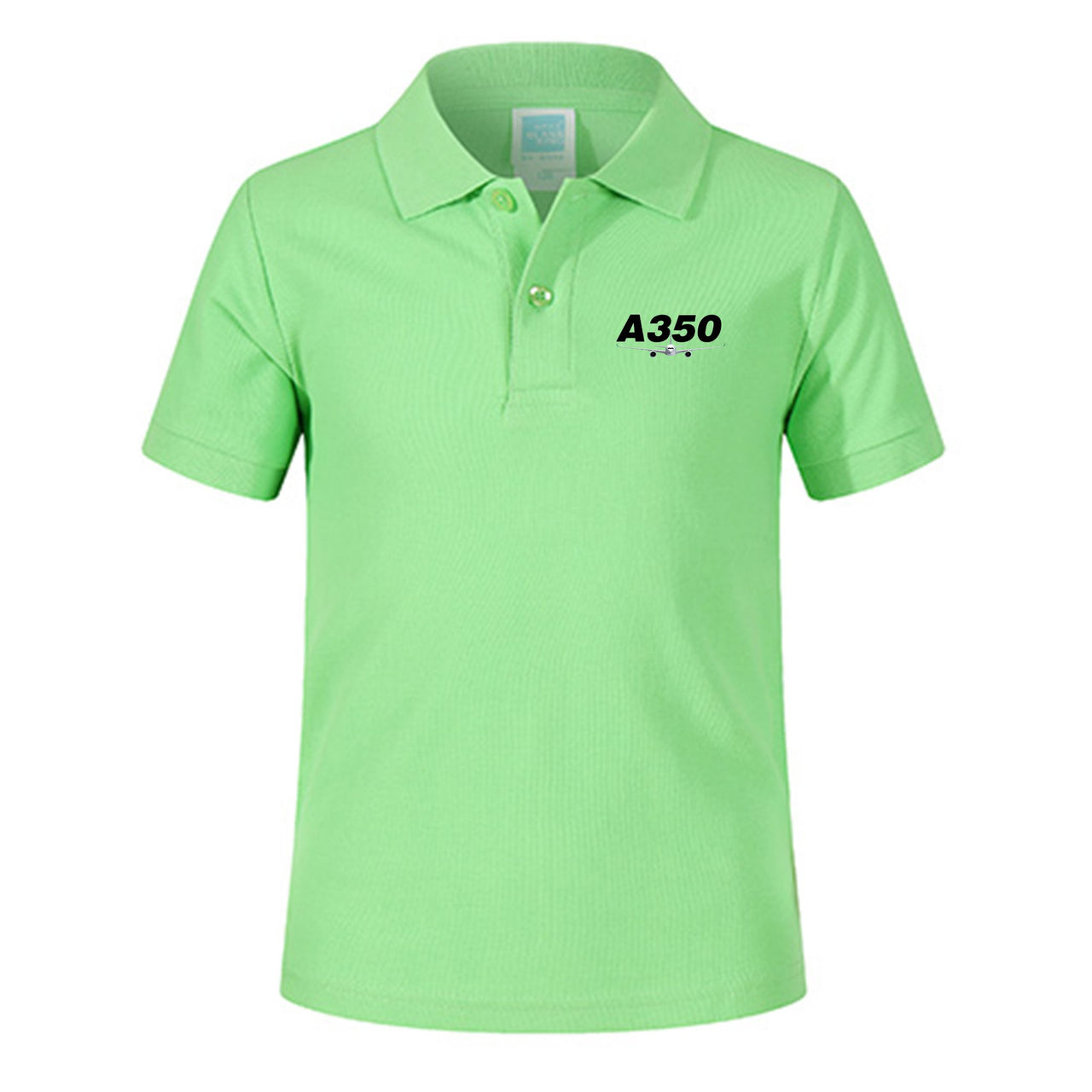 Super Airbus A350 Designed Children Polo T-Shirts