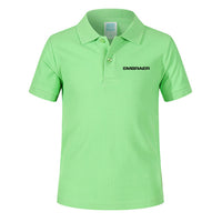Thumbnail for Embraer & Text Designed Children Polo T-Shirts
