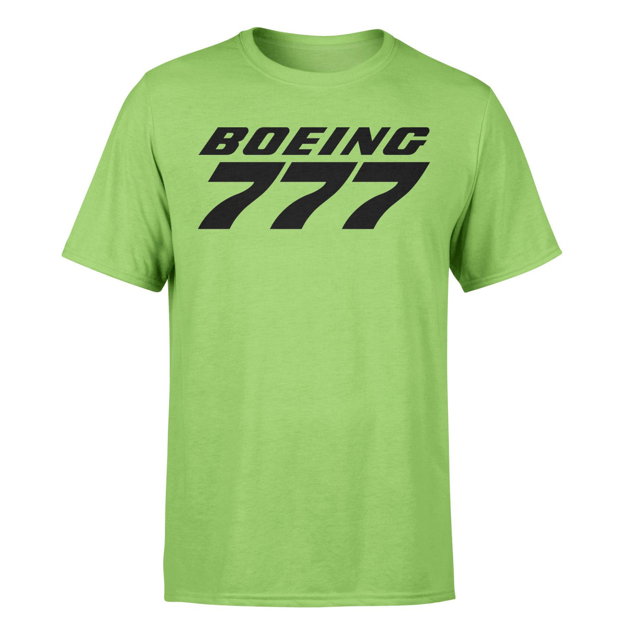 Boeing 777 & Text Designed T-Shirts