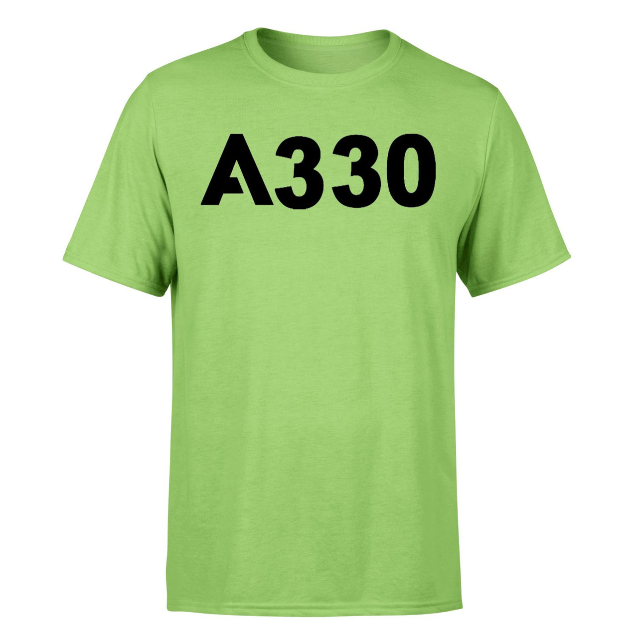 A330 Flat Text Designed T-Shirts