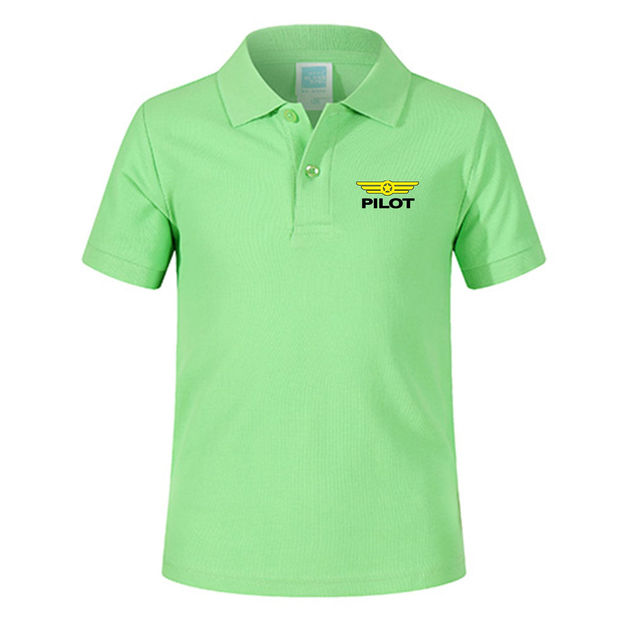 Pilot & Badge Designed Children Polo T-Shirts