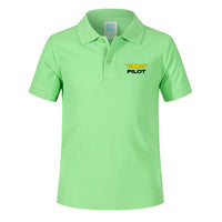 Thumbnail for Pilot & Badge Designed Children Polo T-Shirts