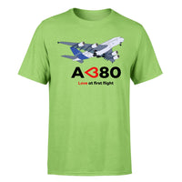 Thumbnail for Airbus A380 Love at first flight Designed T-Shirts