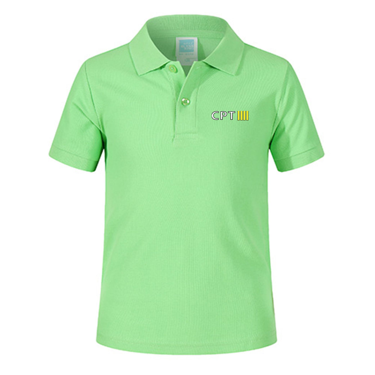 CPT & 4 Lines Designed Children Polo T-Shirts