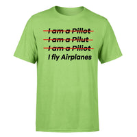 Thumbnail for I Fly Airplanes Designed T-Shirts