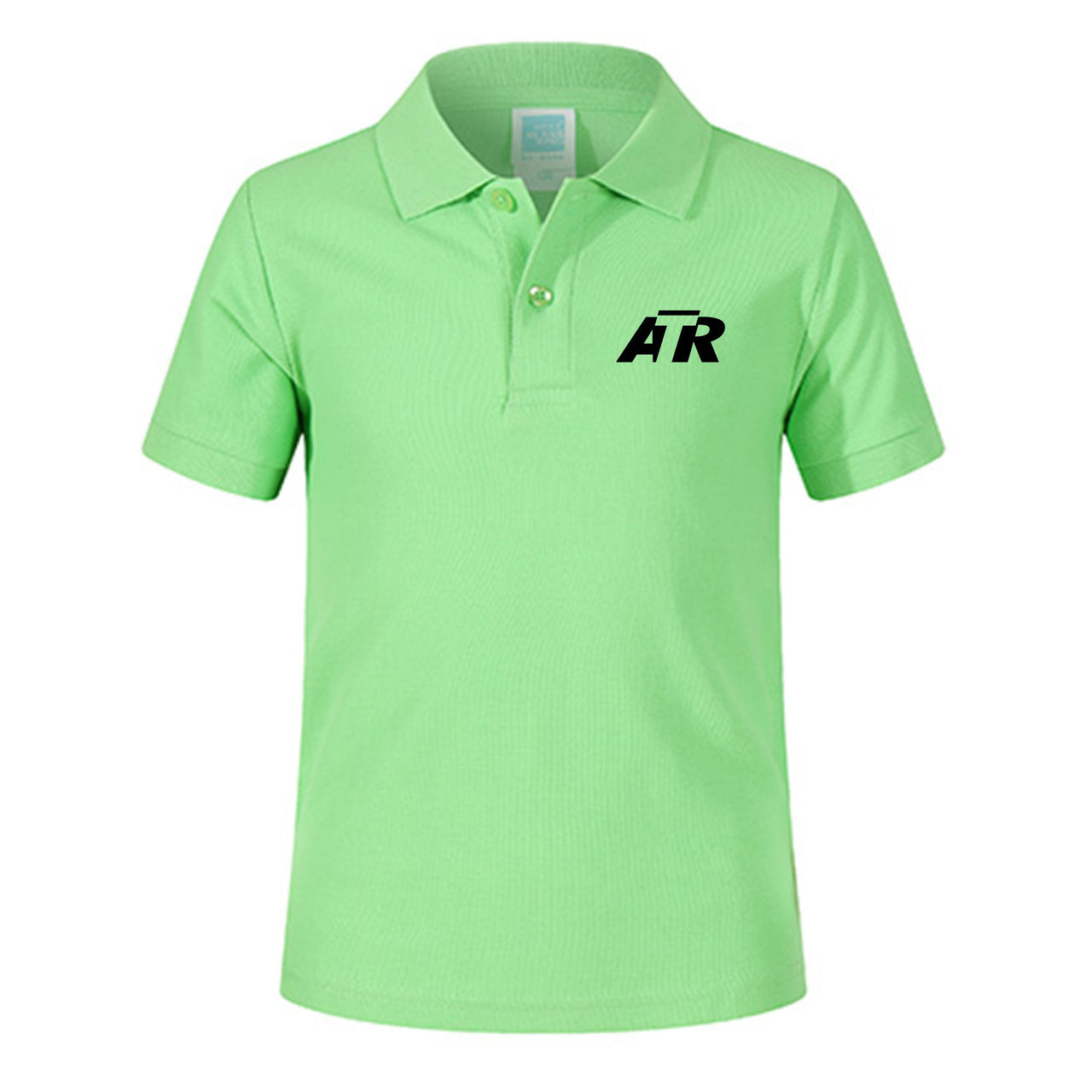 ATR & Text Designed Children Polo T-Shirts