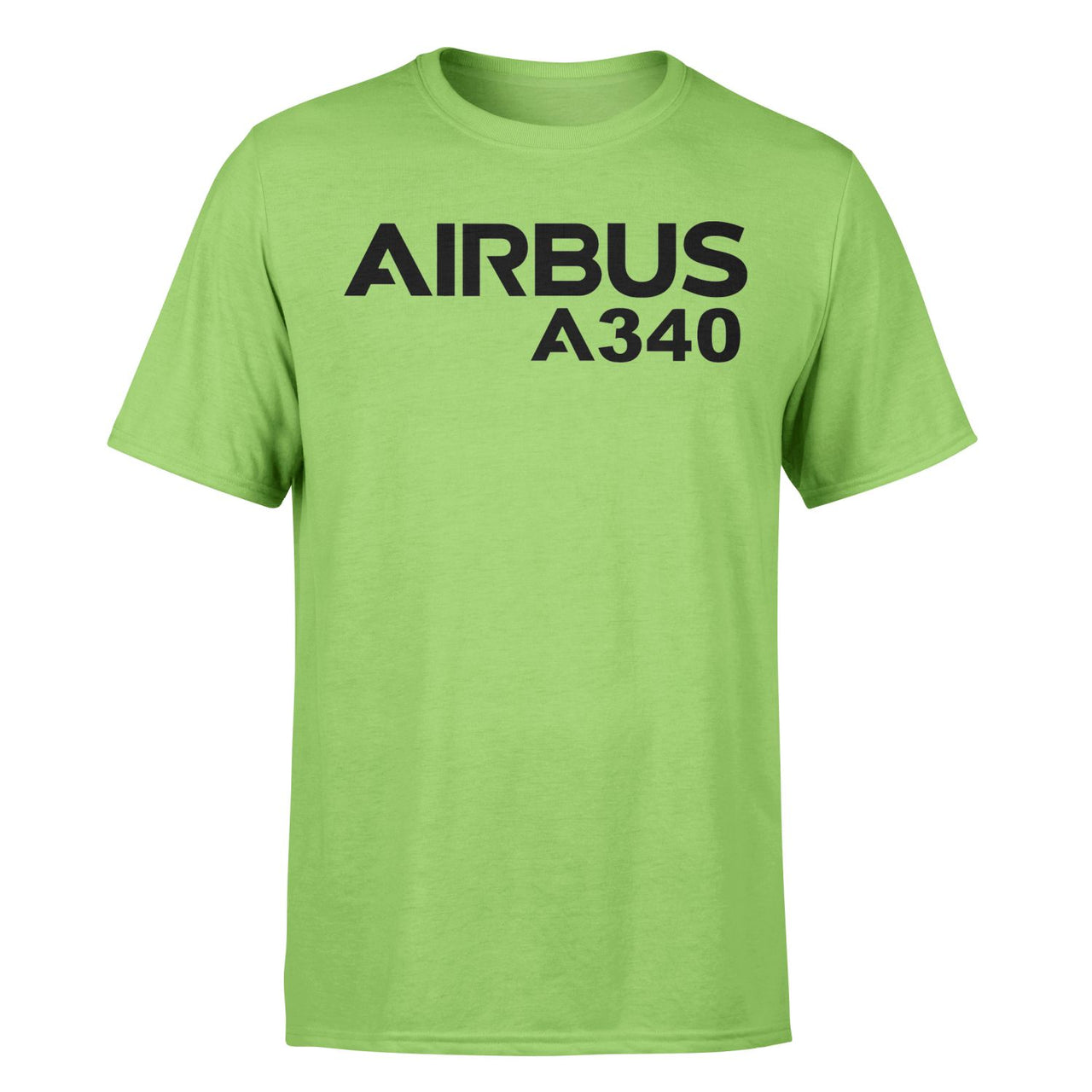 Airbus A340 & Text Designed T-Shirts