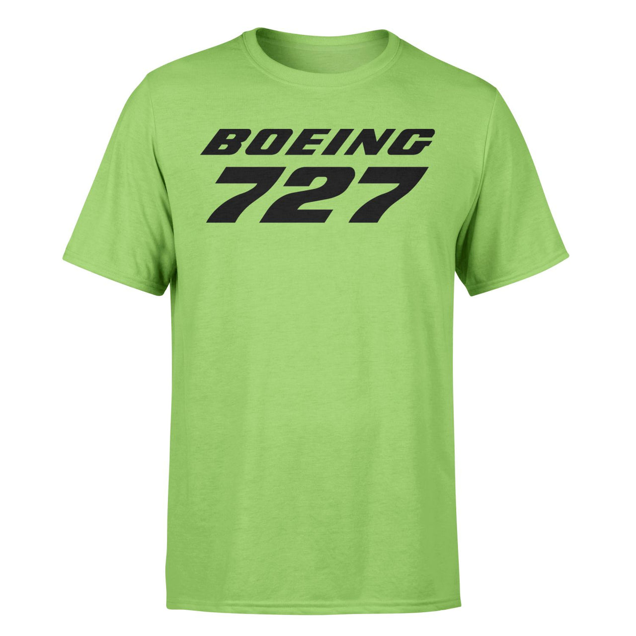 Boeing 727 & Text Designed T-Shirts
