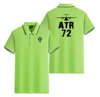 Thumbnail for ATR-72 & Plane Designed Stylish Polo T-Shirts (Double-Side)