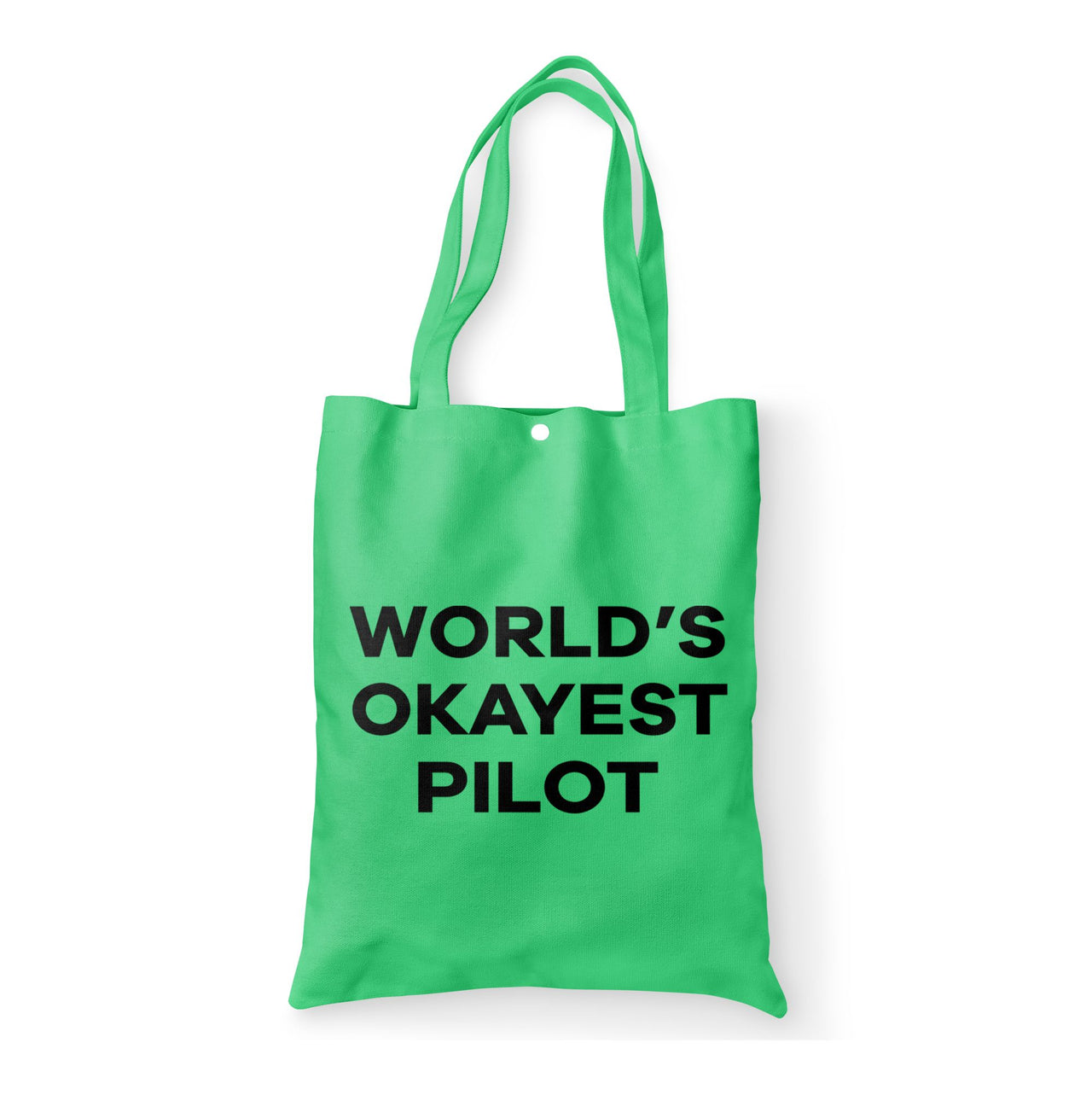 World's Okayest Pilot Designed Tote Bags