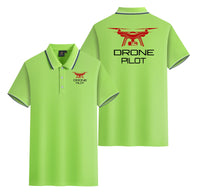 Thumbnail for Drone Pilot Designed Stylish Polo T-Shirts (Double-Side)