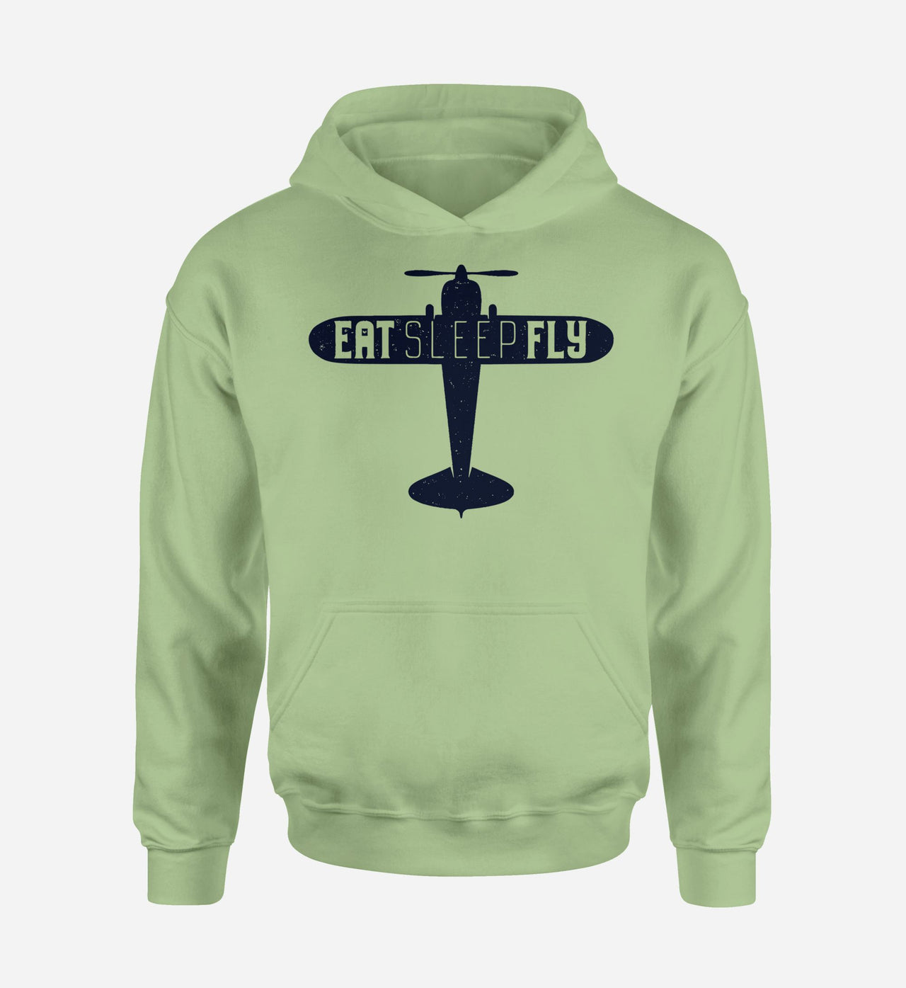 Eat Sleep Fly & Propeller Designed Hoodies