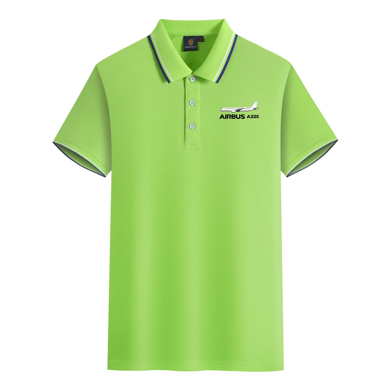 The Airbus A220 Designed Stylish Polo T-Shirts