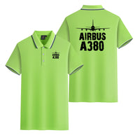 Thumbnail for Airbus A380 & Plane Designed Stylish Polo T-Shirts (Double-Side)