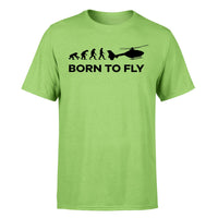 Thumbnail for Born To Fly Helicopter Designed T-Shirts