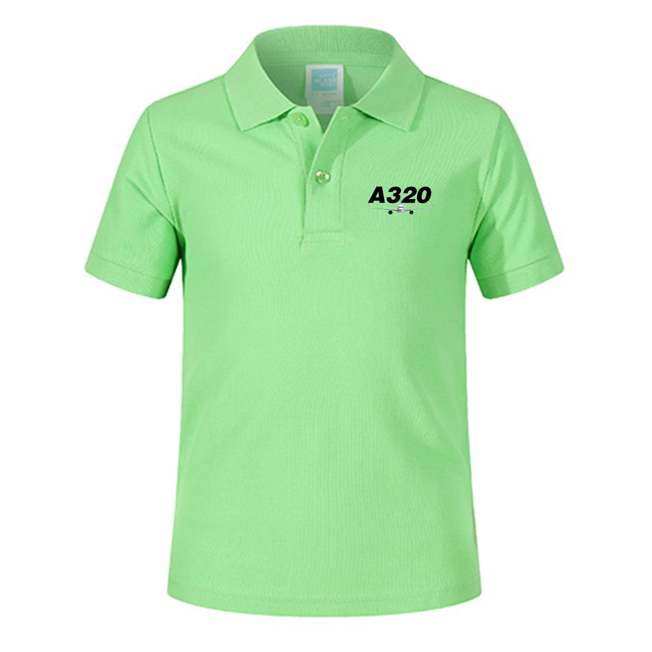Super Airbus A320 Designed Children Polo T-Shirts