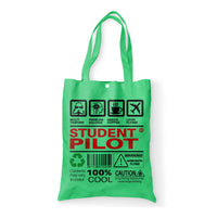 Thumbnail for Student Pilot Label Designed Tote Bags