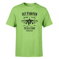 Thumbnail for Jet Fighter - The Sky is Yours Designed T-Shirts