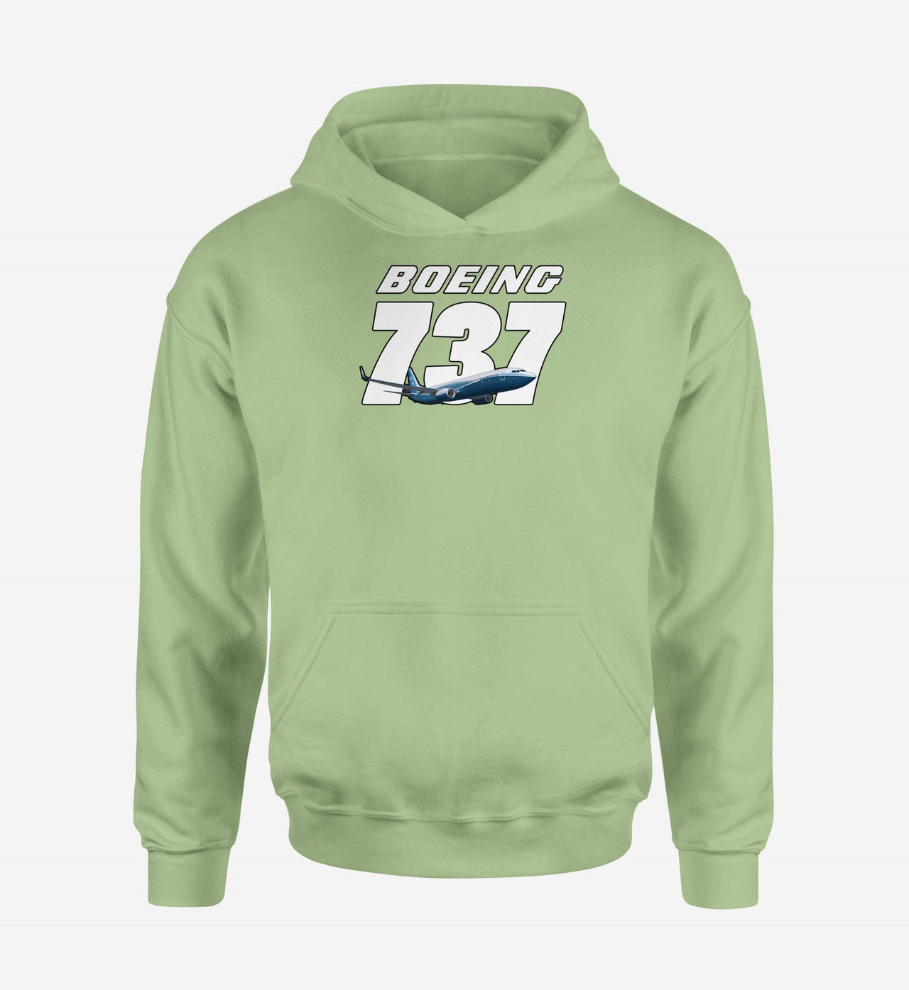 Super Boeing 737+Text Designed Hoodies
