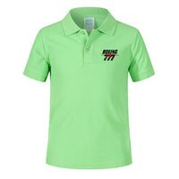 Thumbnail for Amazing Boeing 777 Designed Children Polo T-Shirts