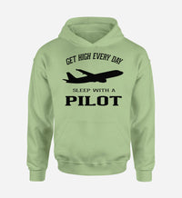 Thumbnail for Get High Every Day Sleep With A Pilot Designed Hoodies