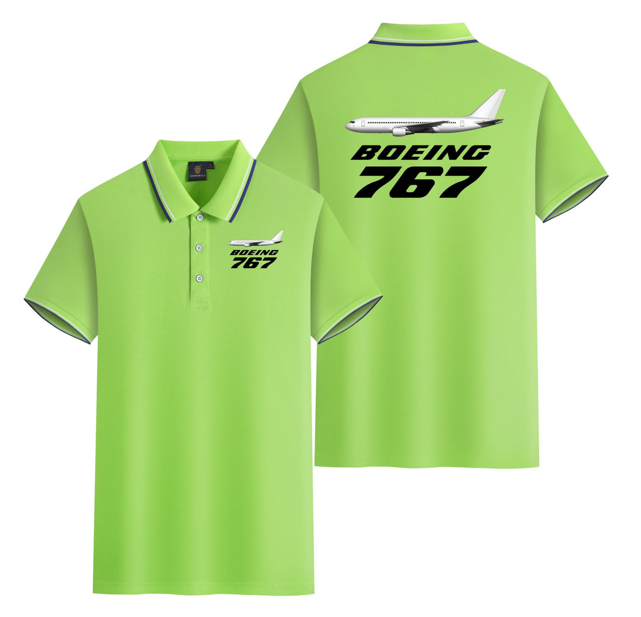 The Boeing 767 Designed Stylish Polo T-Shirts (Double-Side)