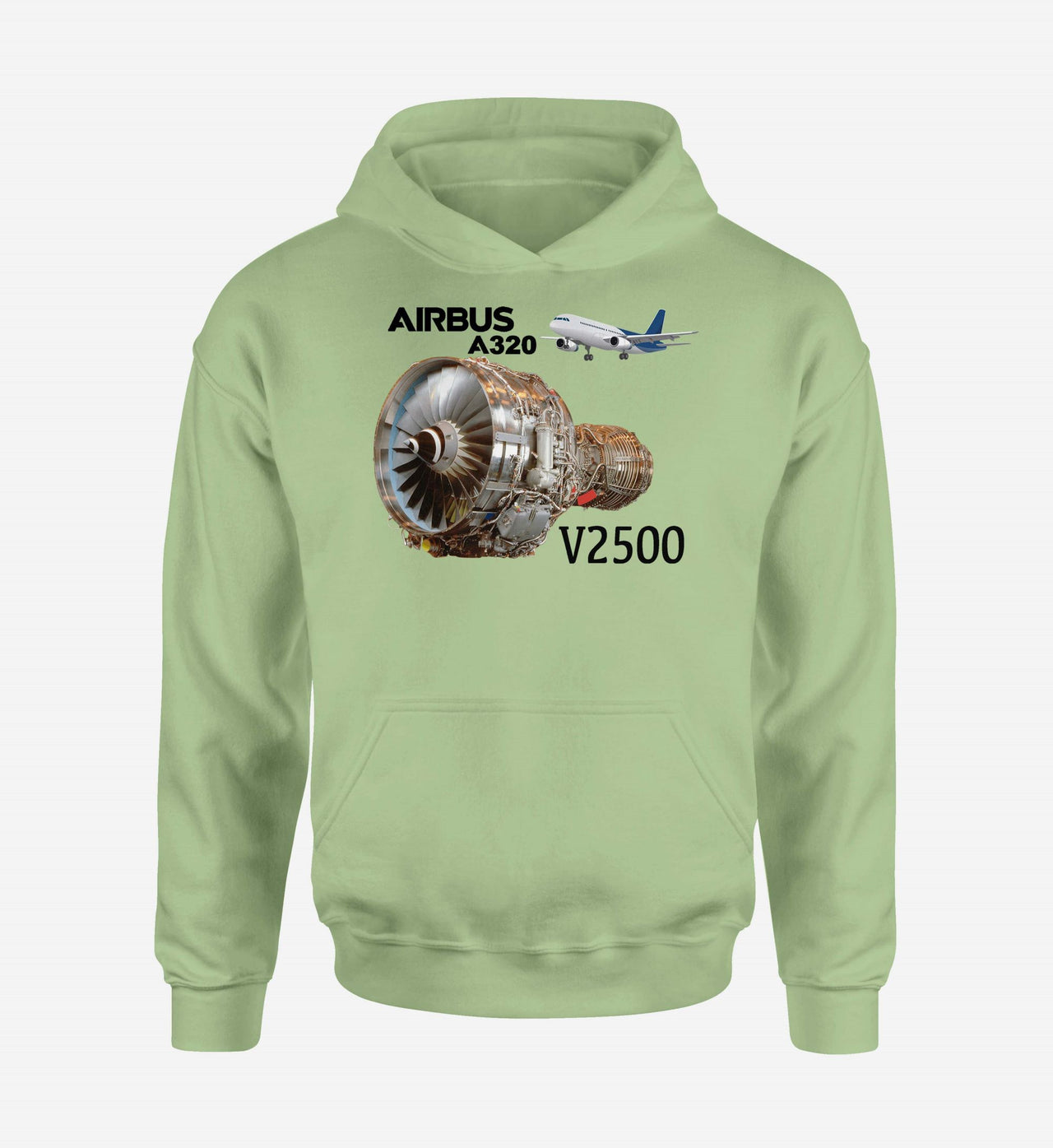 Airbus A320 & V2500 Engine Designed Hoodies