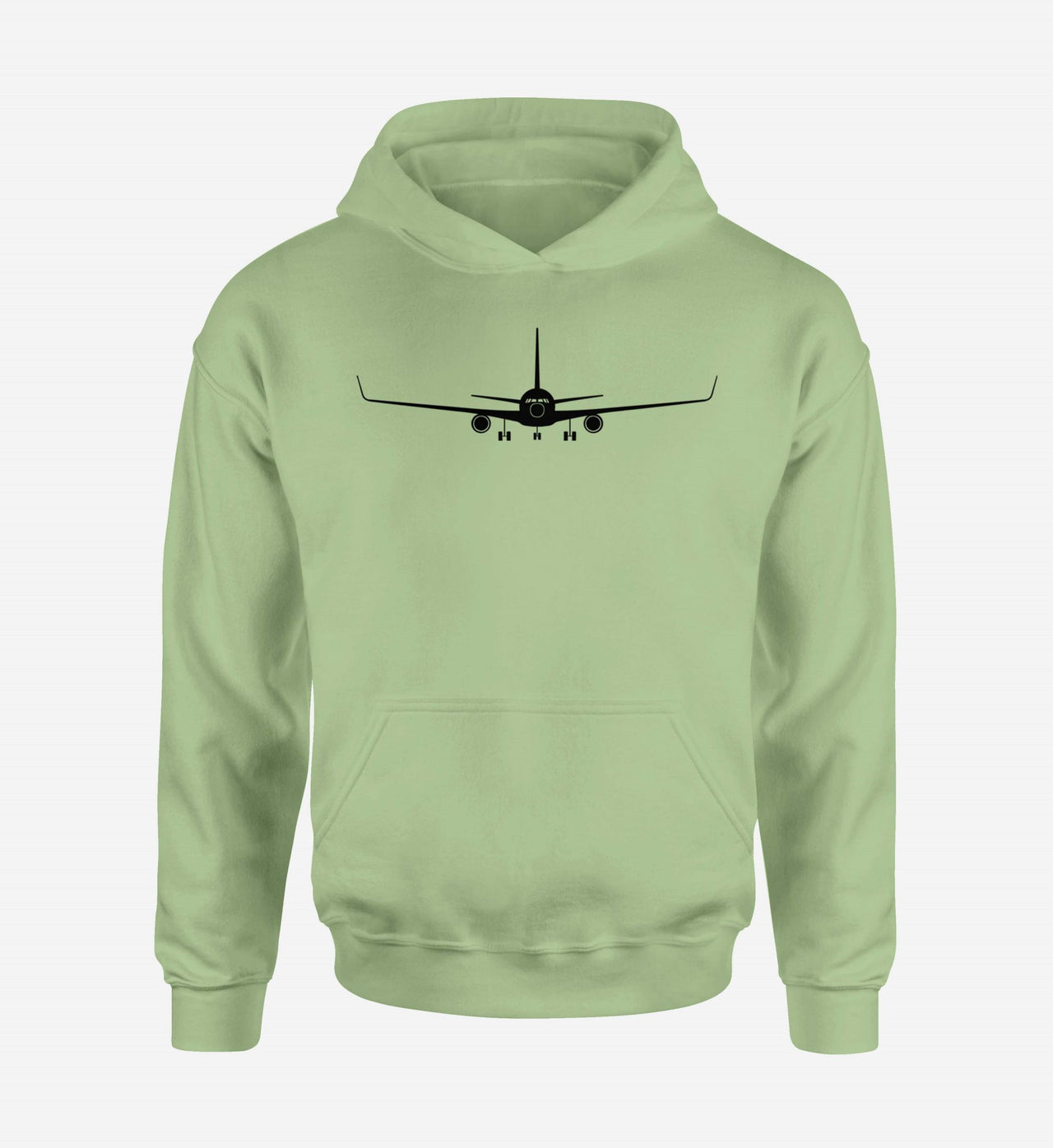 Boeing 767 Silhouette Designed Hoodies