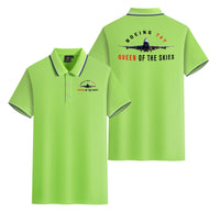 Thumbnail for Boeing 747 Queen of the Skies Designed Stylish Polo T-Shirts (Double-Side)