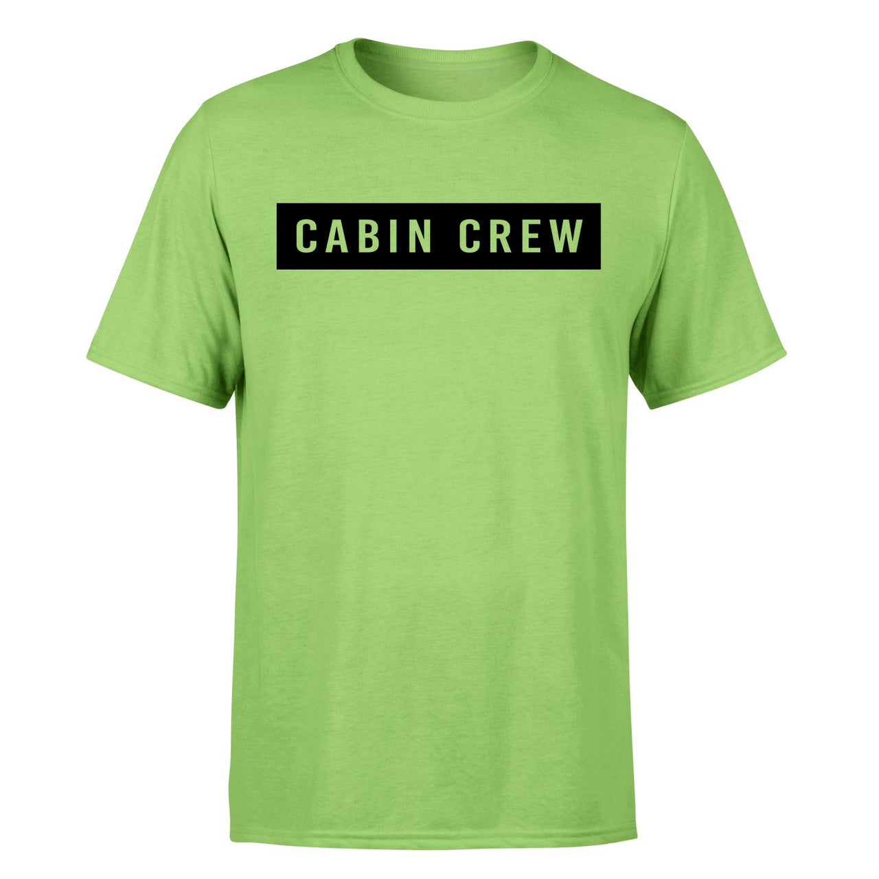 Cabin Crew Text Designed T-Shirts