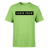 Thumbnail for Cabin Crew Text Designed T-Shirts