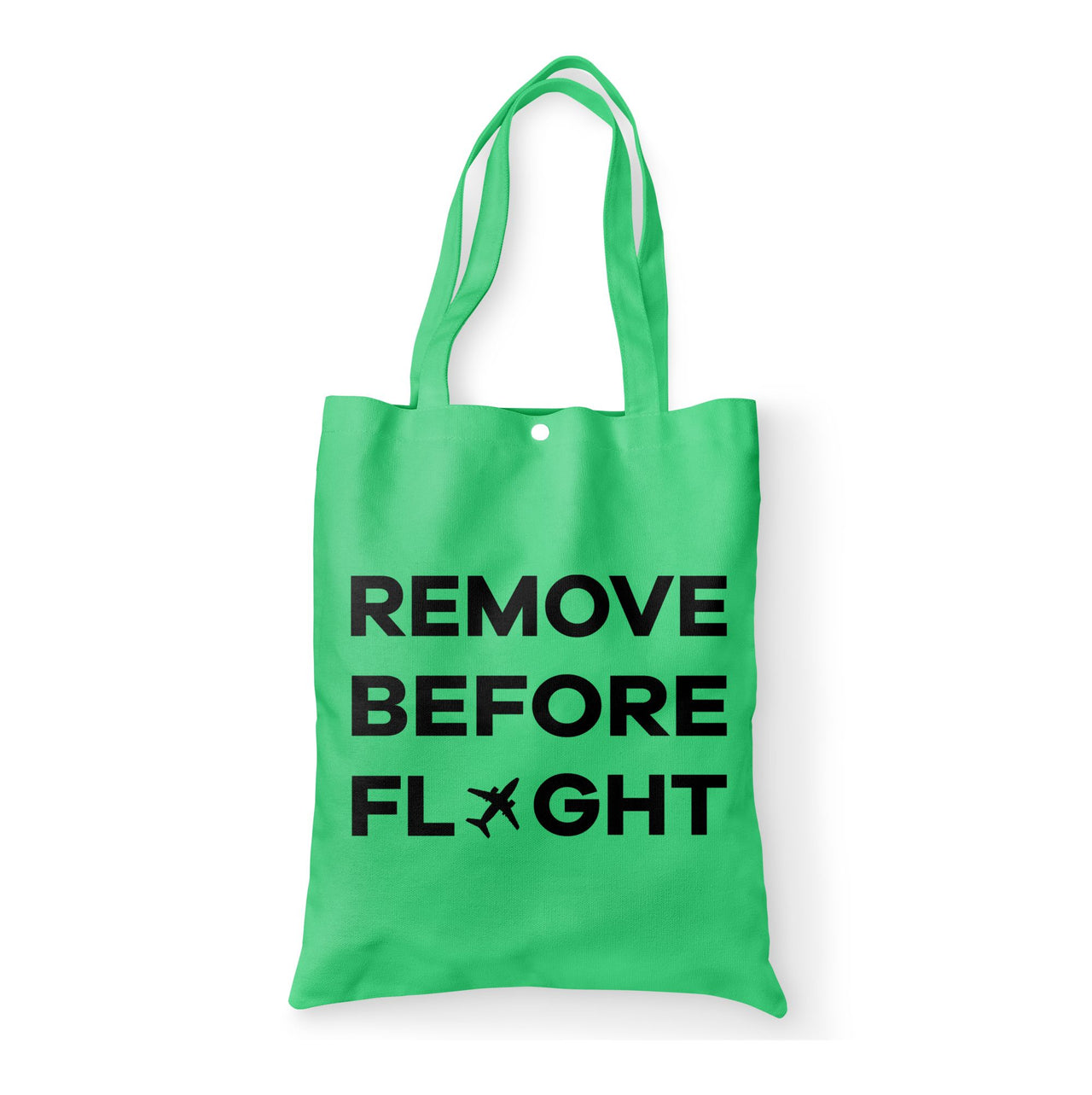 Remove Before Flight Designed Tote Bags