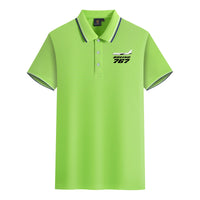 Thumbnail for The Boeing 767 Designed Stylish Polo T-Shirts