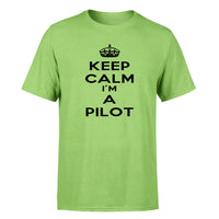 Thumbnail for Keep Calm I'm a Pilot Designed T-Shirts