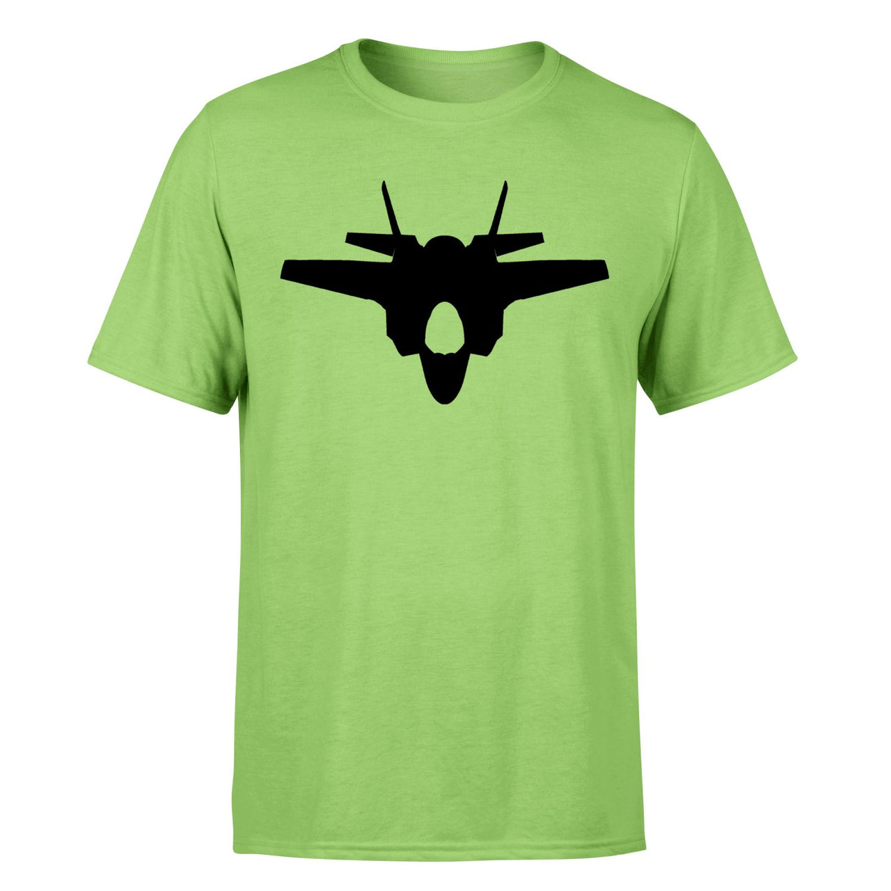 Lockheed Martin F-35 Lightning II Silhouette Designed T-Shirts