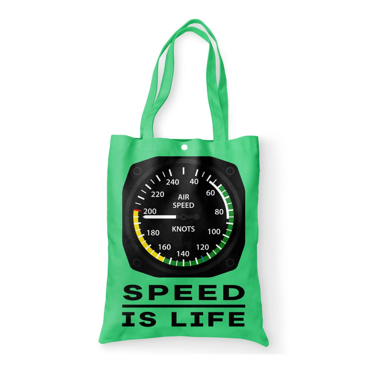 Speed Is Life Designed Tote Bags