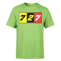 Thumbnail for Flat Colourful 727 Designed T-Shirts
