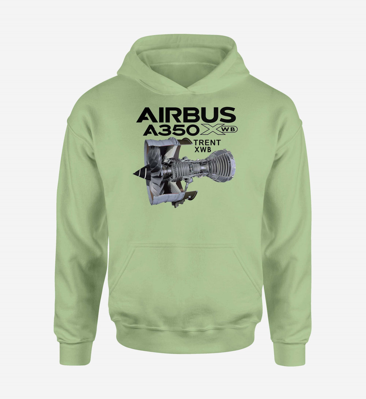 Airbus A350 & Trent Wxb Engine Designed Hoodies