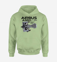 Thumbnail for Airbus A350 & Trent Wxb Engine Designed Hoodies