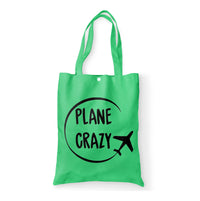 Thumbnail for Plane Crazy Designed Tote Bags