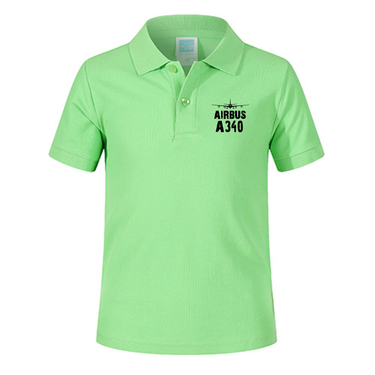 Airbus A340 & Plane Designed Children Polo T-Shirts