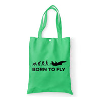 Thumbnail for Born To Fly Military Designed Tote Bags